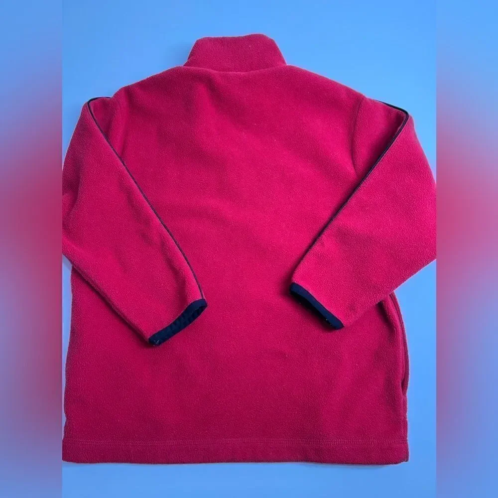 Old Navy Fleece Red Sweatshirt 1/3 Zit Kids size S